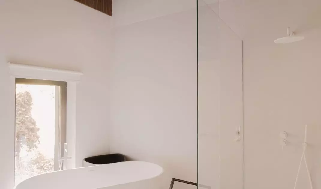 Walls are covered with structural plaster