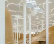 Library in Tongzhou, Beijing - a view of an interior nearly 16 meters high