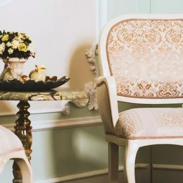 Shabby chic interior is romantic and elegant