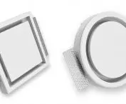 The Ergovent anemostat comes in two versions: KVADRO and RONDO