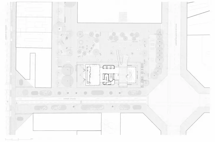LCI Education campus in Poblenou district, Barcelona - development plan 