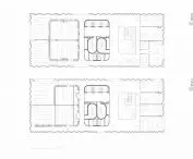 LCI Education campus in the Poblenou district of Barcelona - first and second floor plan view