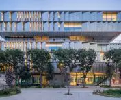 LCI Education campus in the Poblenou district of Barcelona - elevation view 