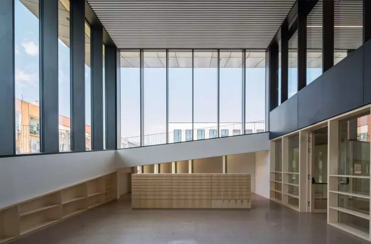LCI Education campus in the Poblenou district of Barcelona - interior view  