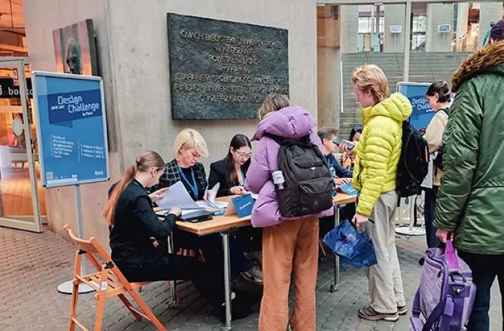 Roca One Day Design Challenge 2024 competition. BUW students and young designers