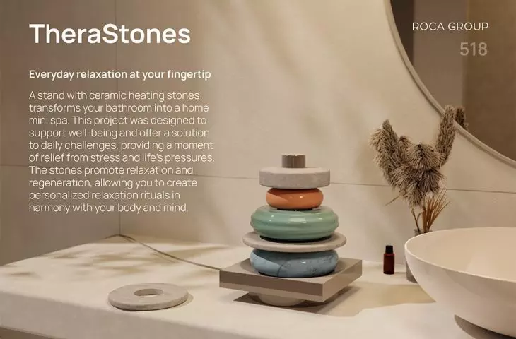  Roca One Day Design Challenge 2024. II miejsce TheraStones