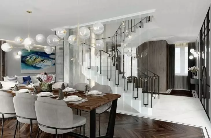Wnętrze inspirowane stylem art déco