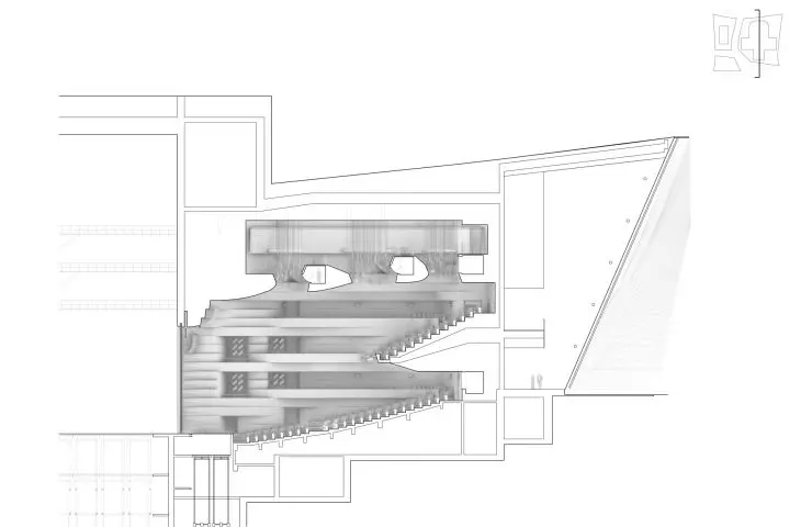 Nanchang Grand Theater - longitudinal cross section 