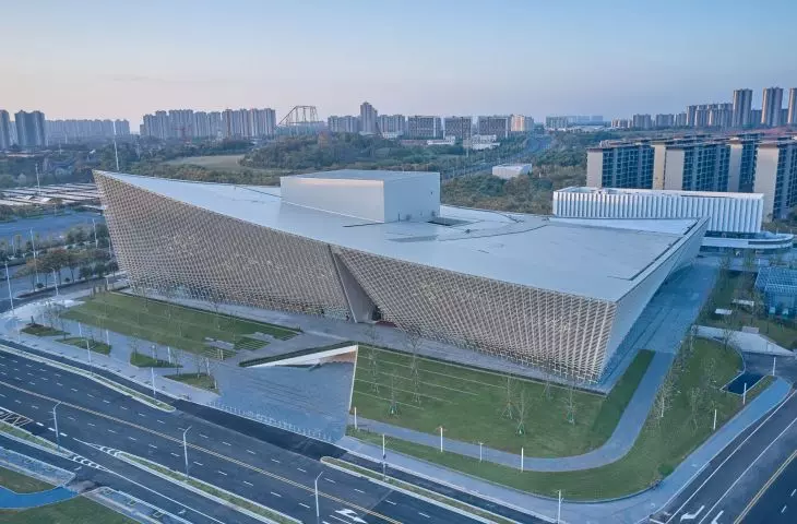 Teatr Wielki w Nanchang – widok z lotu ptaka  