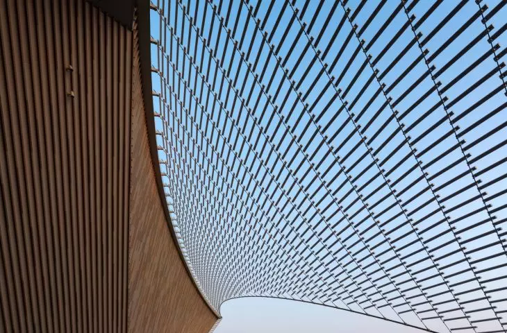 Nanchang Grand Theatre - view of the facade structure 