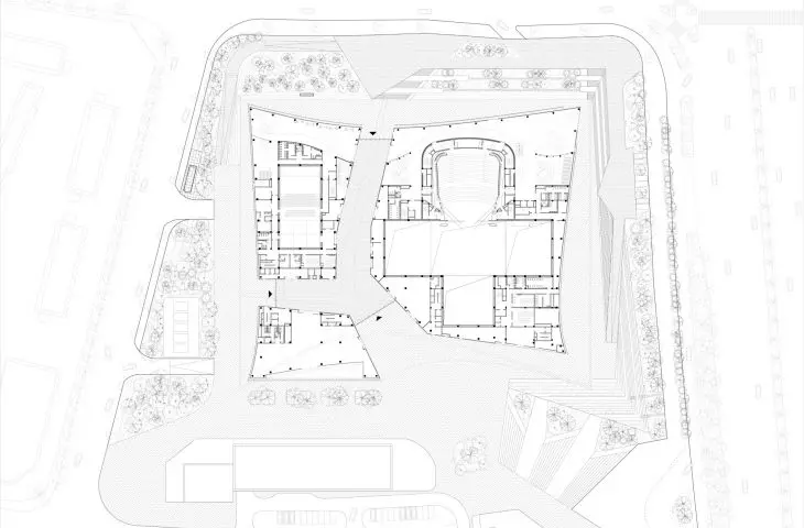 Nanchang Grand Theatre - first floor plan
