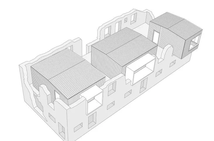 axonometry, laundry