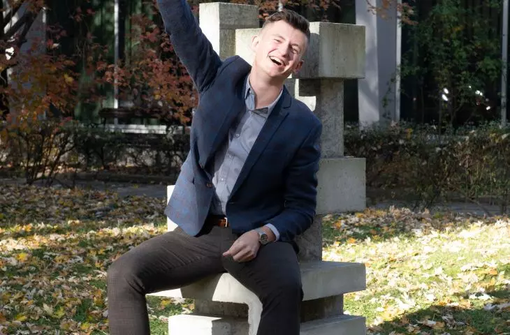 Mateusz Kołacz z nagrodą