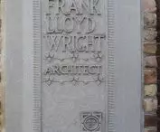 plaque on the walls of Frank Lloyd Wright's home and studio