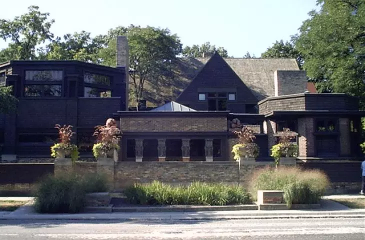 Own home and architect's studio in Oak Park (1889)