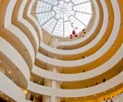 Interior of the Guggenheim Museum in New York (1959)