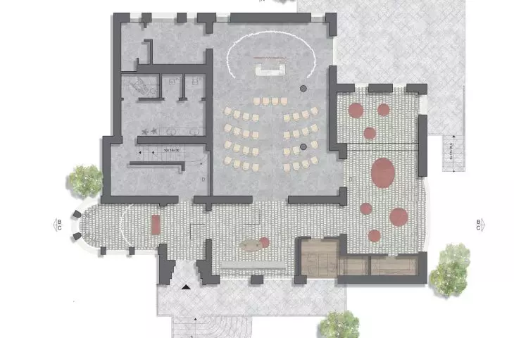 projection of the office