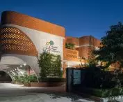 Healthy Planet School in Noida - a view of one of the facades of the building 