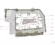 Healthy Planet School (pol. Szkoła Zdrowa Planeta) w Noidzie – rzut budynku 
