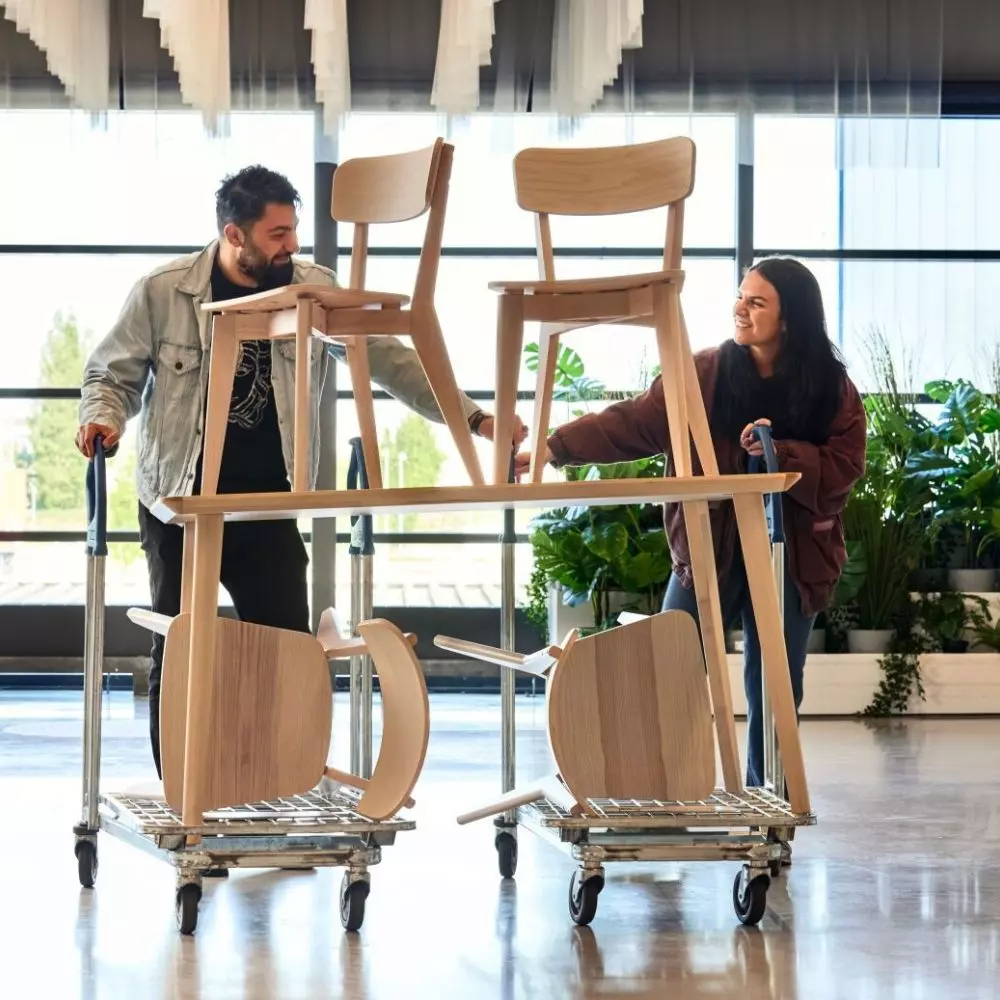 As part of the Donate and Profit service, customers can resell their furniture, which will then find a second home