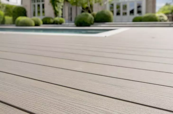 Twinson Majestic Massive Pro composite terrace in a single-family house project