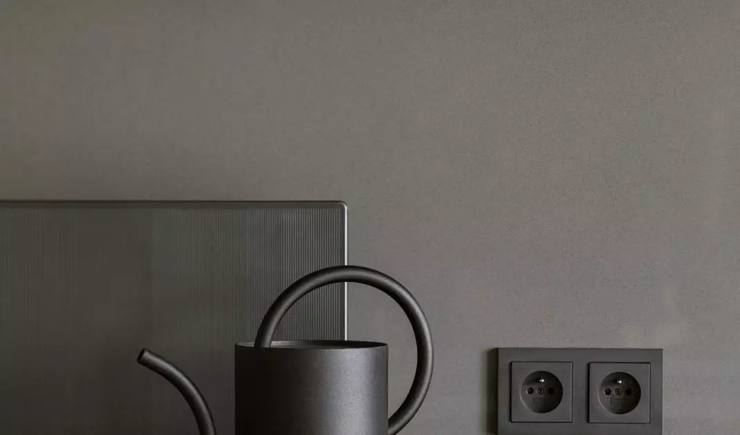 The apartment has been equipped with a KNX intelligent control system