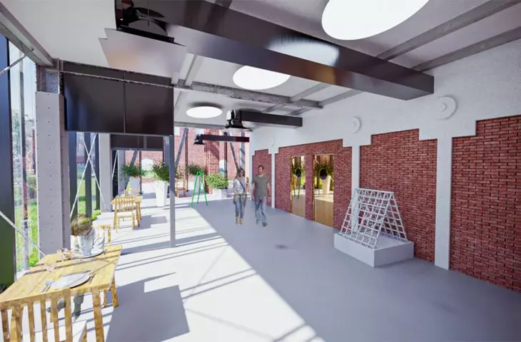 przestrzeń restauracji poziom 0