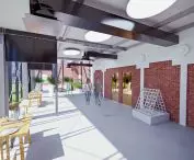 przestrzeń restauracji poziom 0