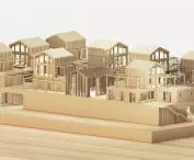 Visualization of a model social housing development building in Piekary Slaskie