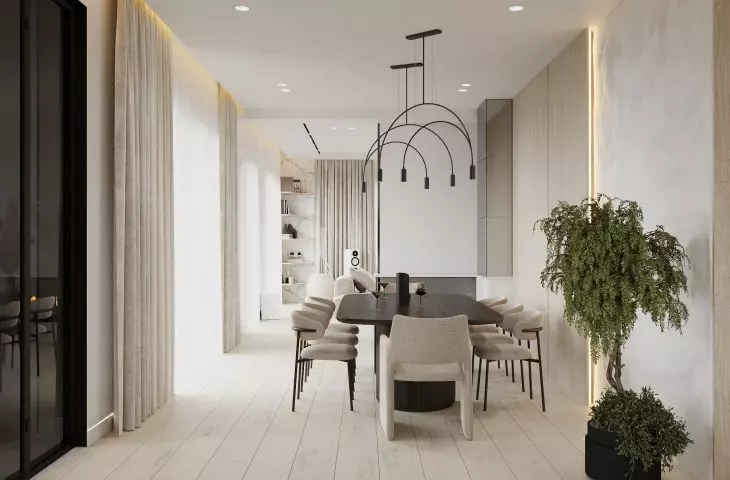 Projekt wnętrz ZEN Warszawa