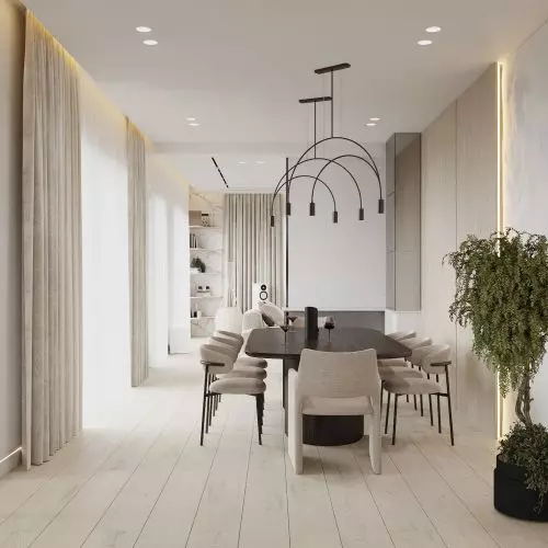 Projekt wnętrz ZEN Warszawa