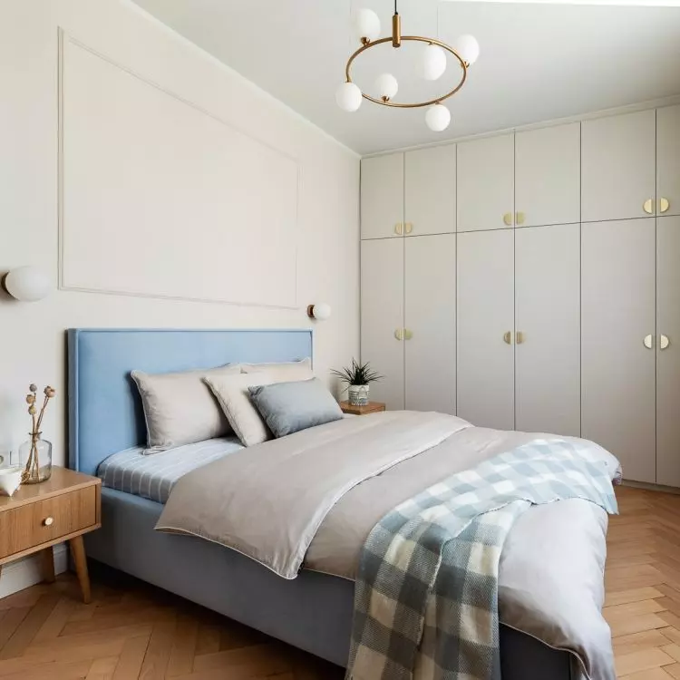 Bedroom designed by Natalia Klim-Matuszewska 
