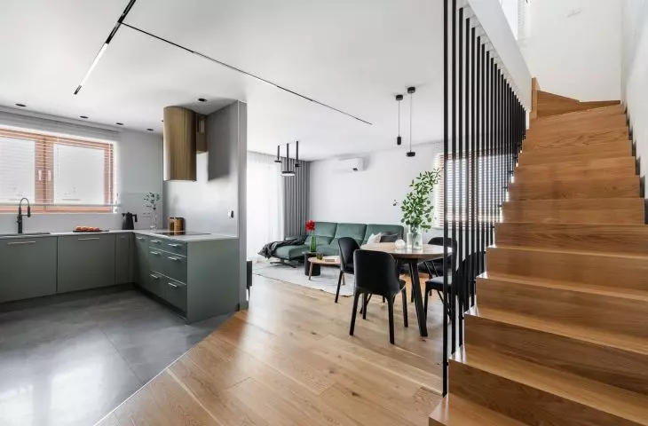 Two-level apartment