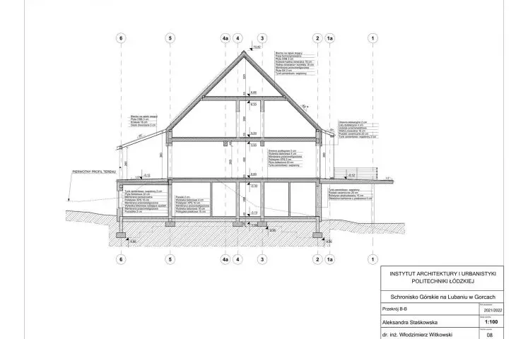B-B section