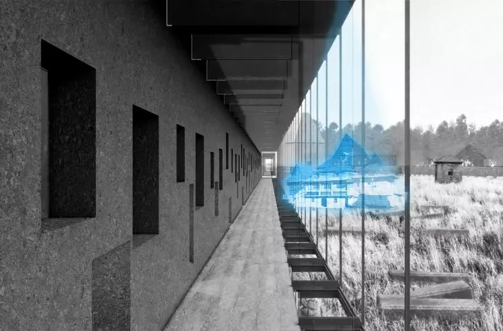 visualization of the inside of the wall