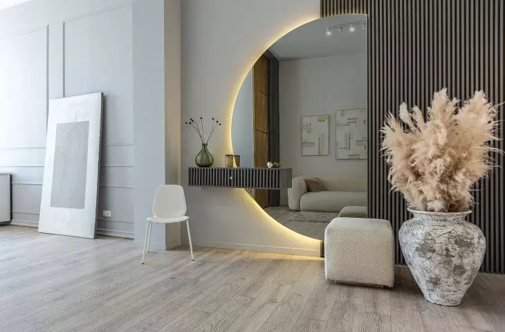 MIRALITE® PURE GREY – lustro na szkle kolorowym