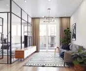 DIAMANT® extra-white glass as a glass partition wall