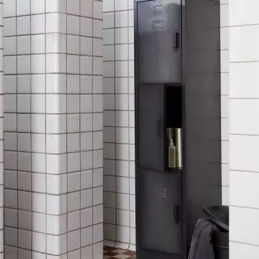 Minimalist tiles in muted colors are the perfect choice for a sigma bathroom