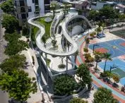 Art Exhibition Center in Son Tra, Vietnam - bird's eye view