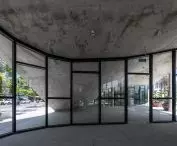 Art Exhibition Center in Son Tra, Vietnam - glassed-in first floor 