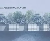 elewacja północna, elewacja zachodnia, elewacja południowa