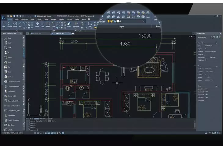 ZWCAD - program do komputerowego wspomagania projektowania (CAD). Doskonała alternatywa dla drogich systemów CAD!