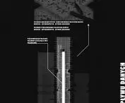cross-section and axonometry, data transfer scheme