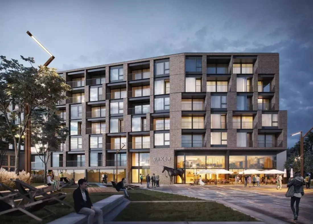 Apartamenty Chlebova i plac, proj.: Roark Studio