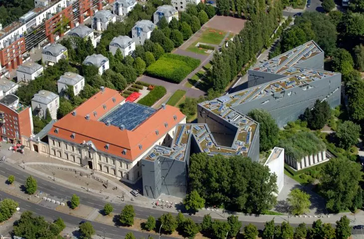 Muzeum Żydowskie w Berlinie – widok z lotu ptaka