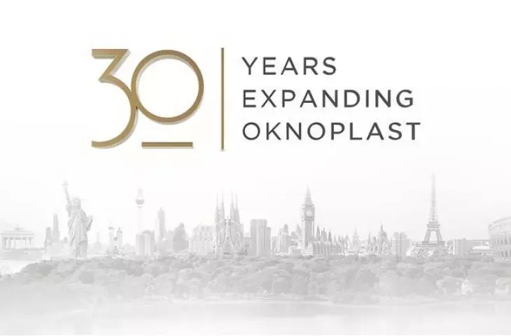Grafika jubileuszowa 30-lecia OKNOPLAST