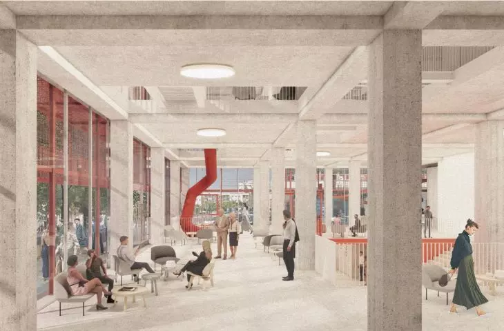 NA-MA Creative Hub - a redevelopment project for a department store in Podgorica