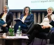 o kurczących się metropoliach rozmawiali (od lewej): Łukasz Pancewicz, Danuta Kamińska, Iwona Jażdżewska, Wojciech Jarczewski