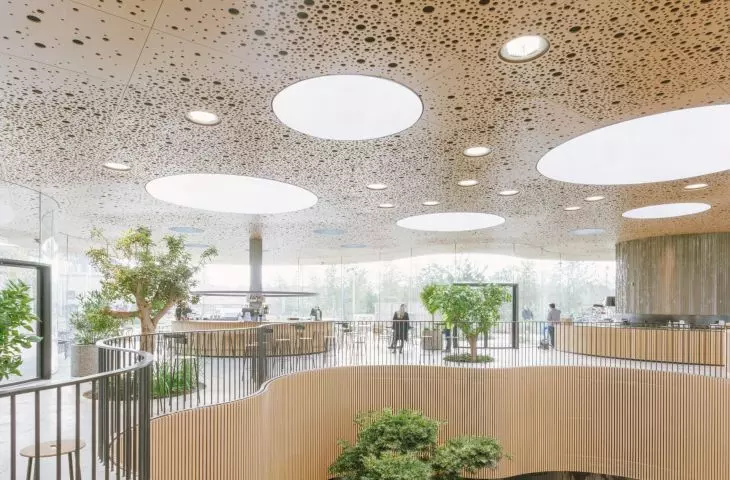 Copenhagen Opera Park (Operaparken) - inside the greenhouse 