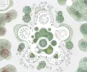 Copenhagen Opera Park (Operaparken) - plan of the greenhouse 